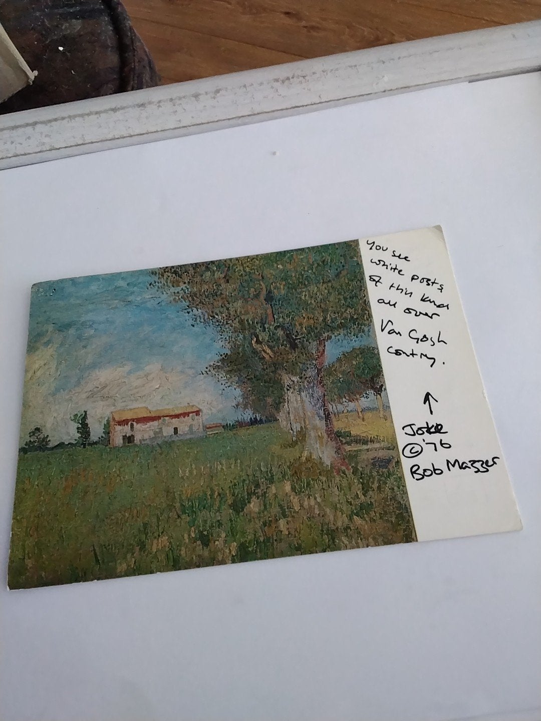 VINCENT VAN GOGH  BOERDERIJ IN EEN KORENVELD, Ophalen of Verzenden