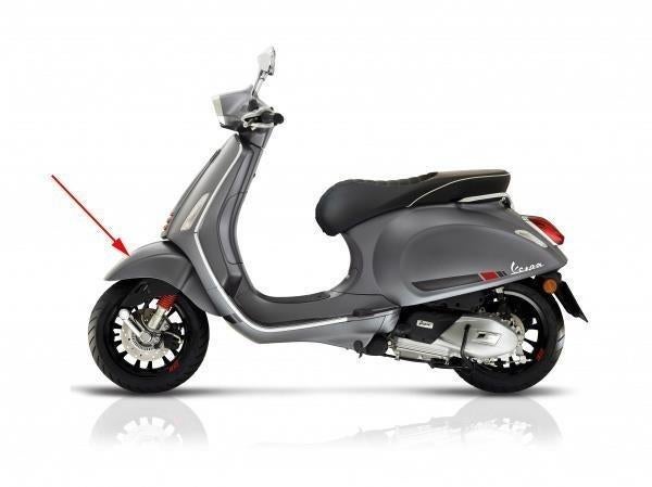 Voorspatbord Vespa Sprint Mat Grijs 742-B 67364400Ez, Ophalen of Verzenden