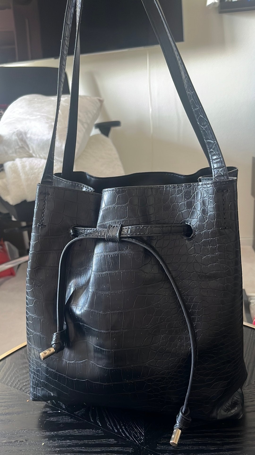 Dames tas zwart van H&M, Ophalen of Verzenden, Zo goed als nieuw, Zwart, Handtas