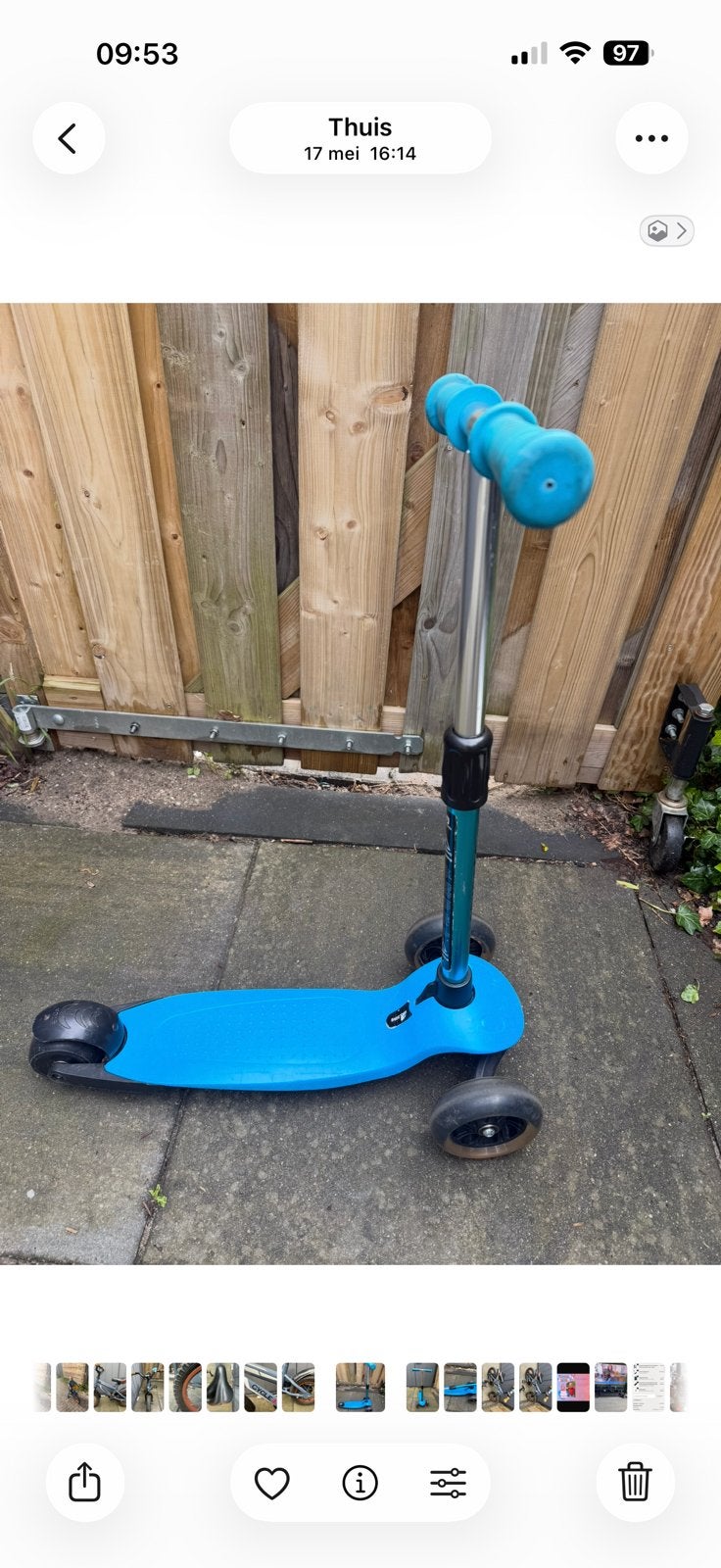 Happy step te koop!, Fietsen en Brommers, Steps, Ophalen, Gebruikt, Gewone step