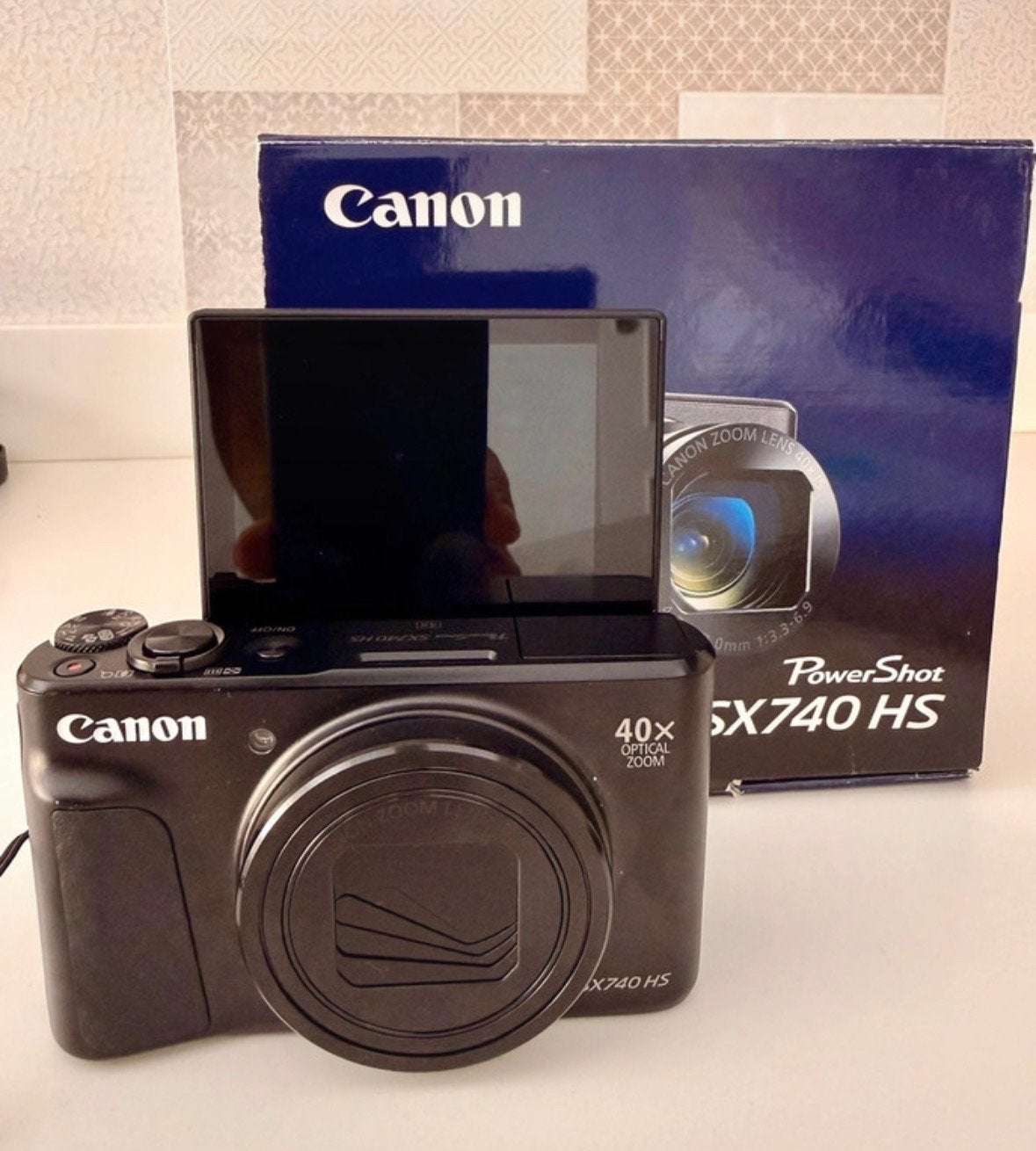 Canon PowerShot SX740 HS - Nette staat met accessoires, Canon, Oplader, Beeldstabilisatie, Ophalen of Verzenden