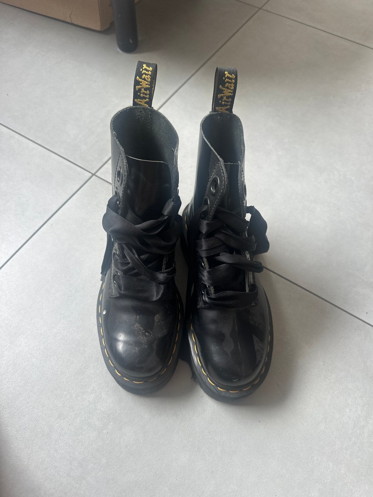 Dr. Martens Molly laarzen - Zwart - Maat 37, Kleding | Dames, Schoenen, Ophalen of Verzenden, Gedragen, Zwart, Lage of Enkellaarzen