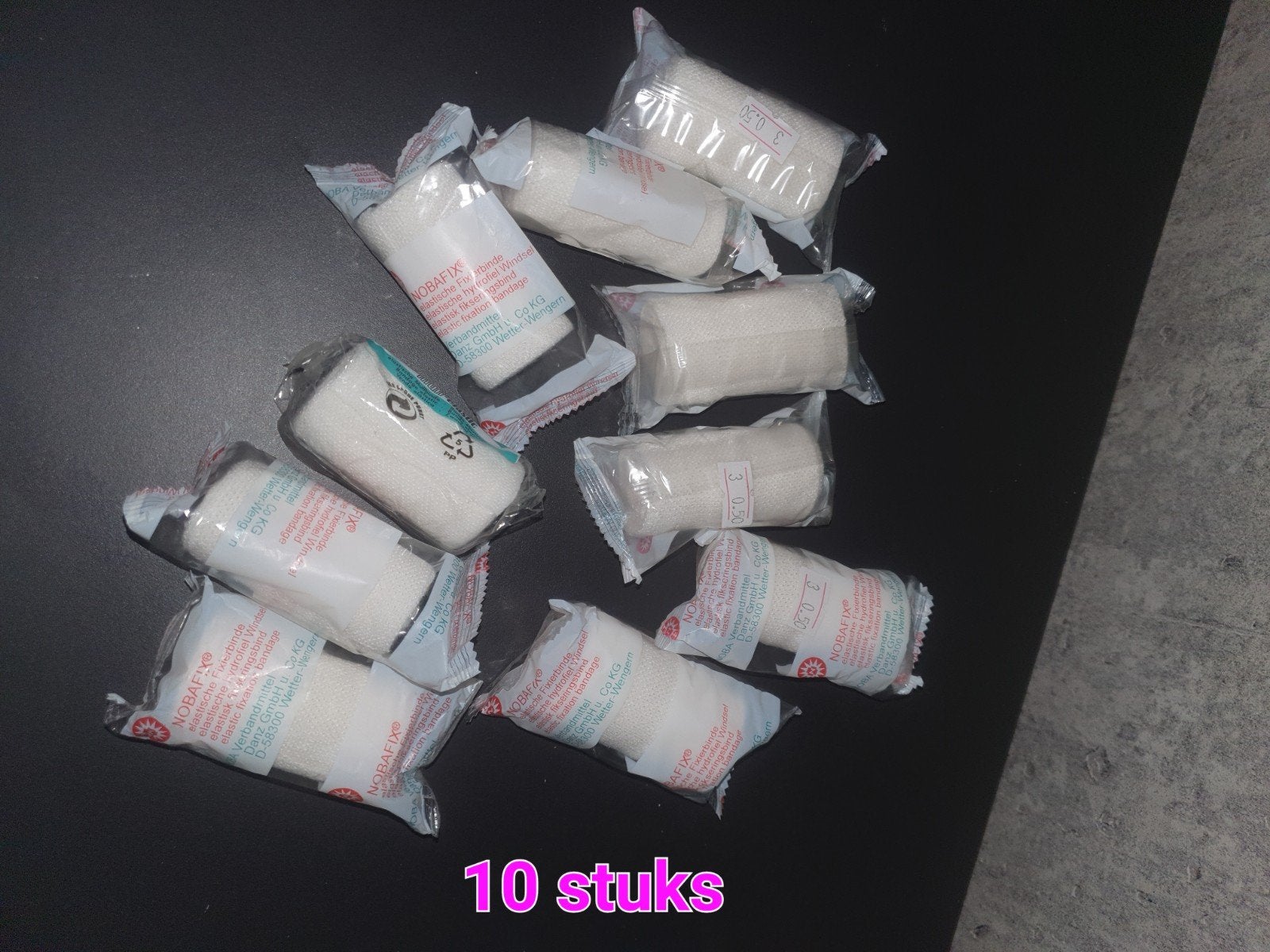10 rollen verband, Verzenden, Nieuw