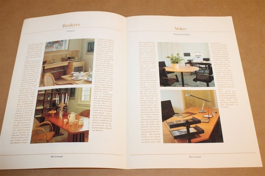 Het Arsenaal — interieurmagazine Jan des Bouvrie ca. 1990, Ophalen of Verzenden, Gelezen, Architecten