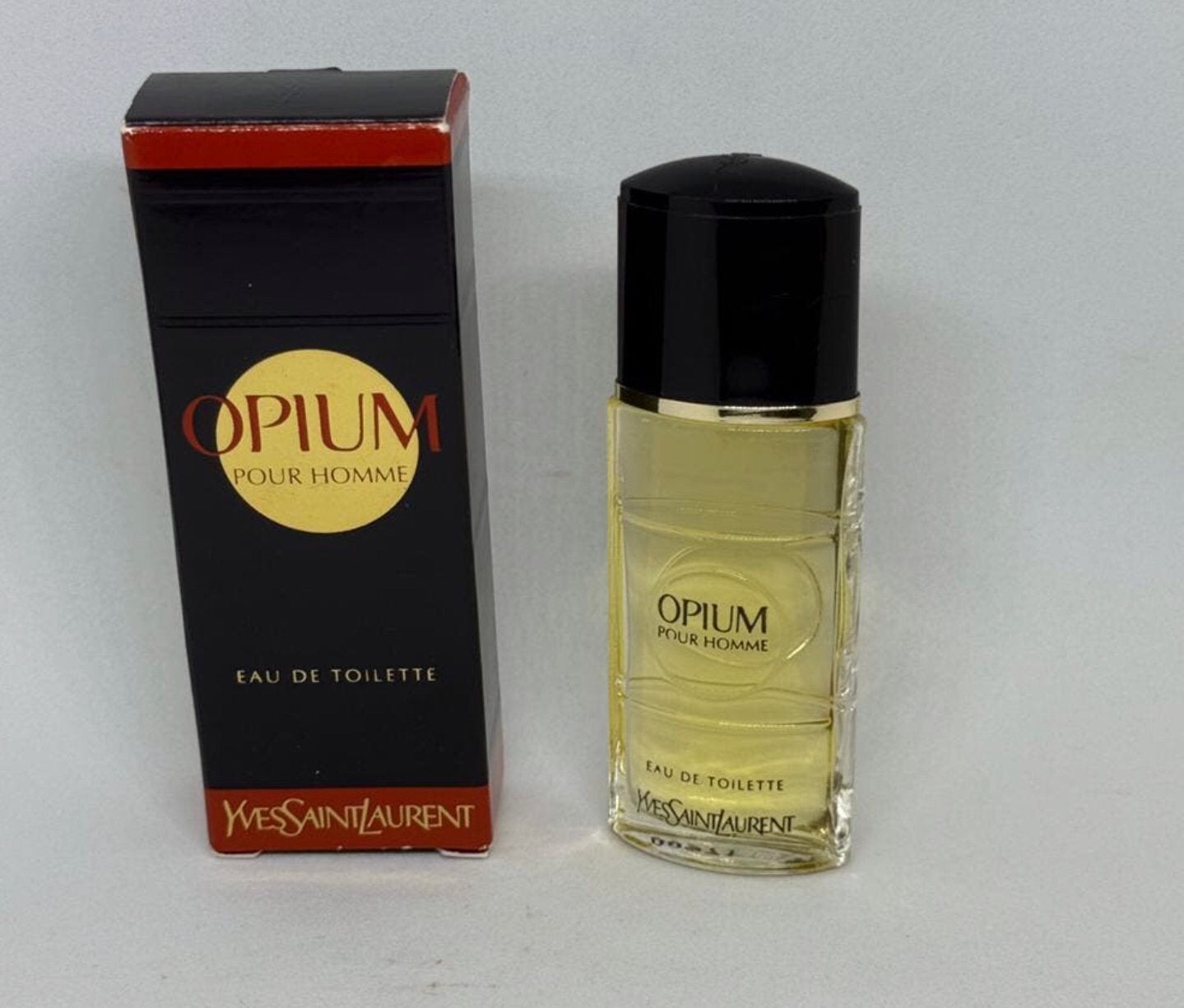 Parfumminiatuur Opium homme Yves Saint Laurent 7,5 ml edt, Verzamelen, Ophalen of Verzenden, Zo goed als nieuw, Miniatuur