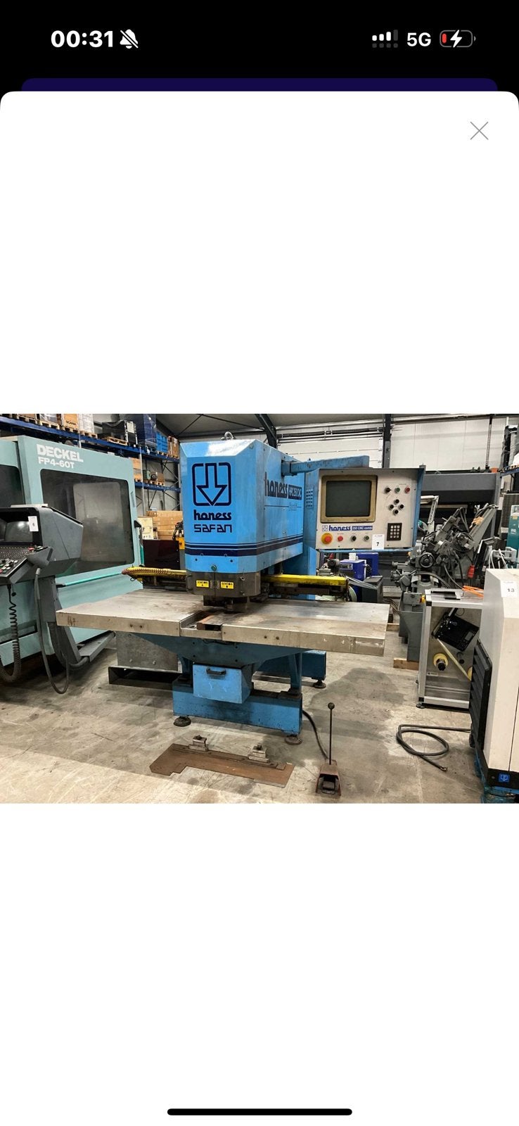 Pons machine cnc. Defect., Ophalen, Zo goed als nieuw