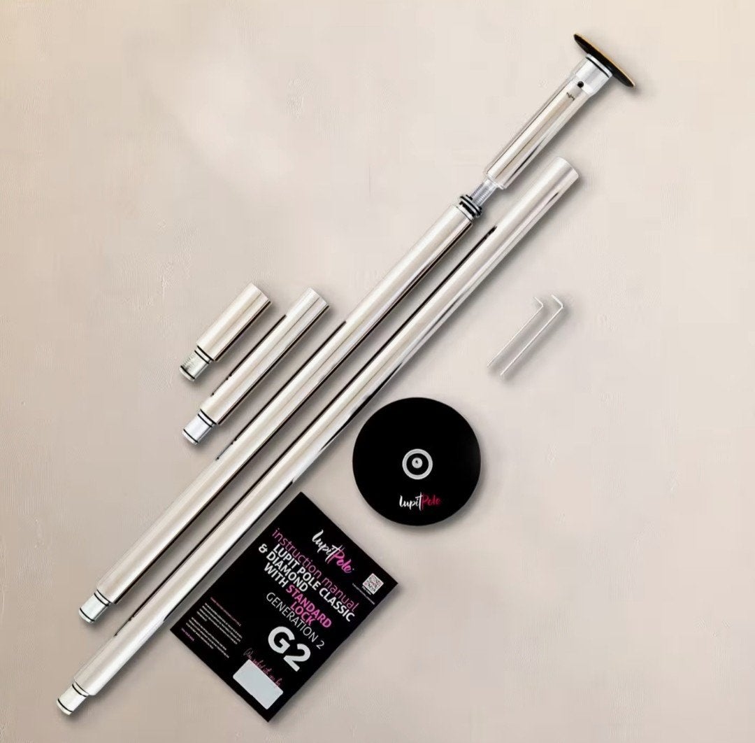 LUPIT POLE G2 danspaal - 45mml - CHROOM, Ophalen, Gebruikt