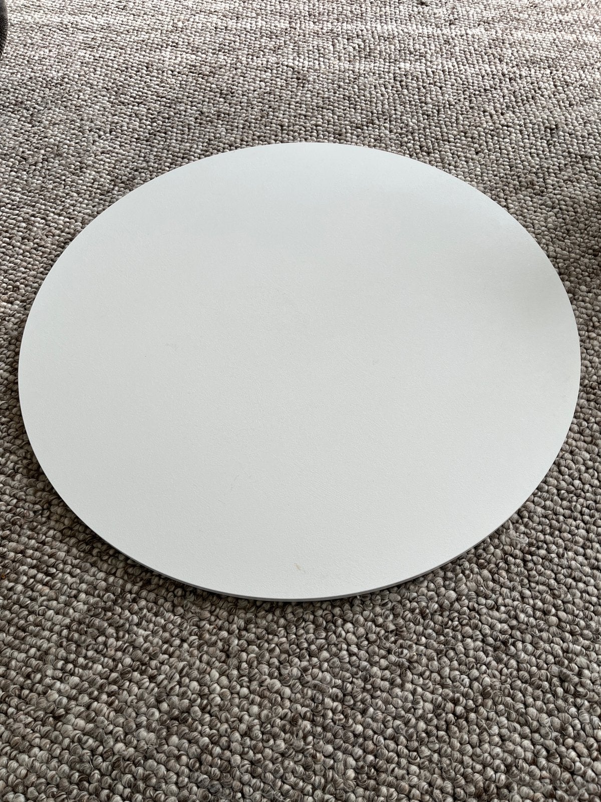 DIY: IKEA Mariedamm tafelblad met stalen poten, Ophalen of Verzenden, Gebruikt, Rond, Metaal