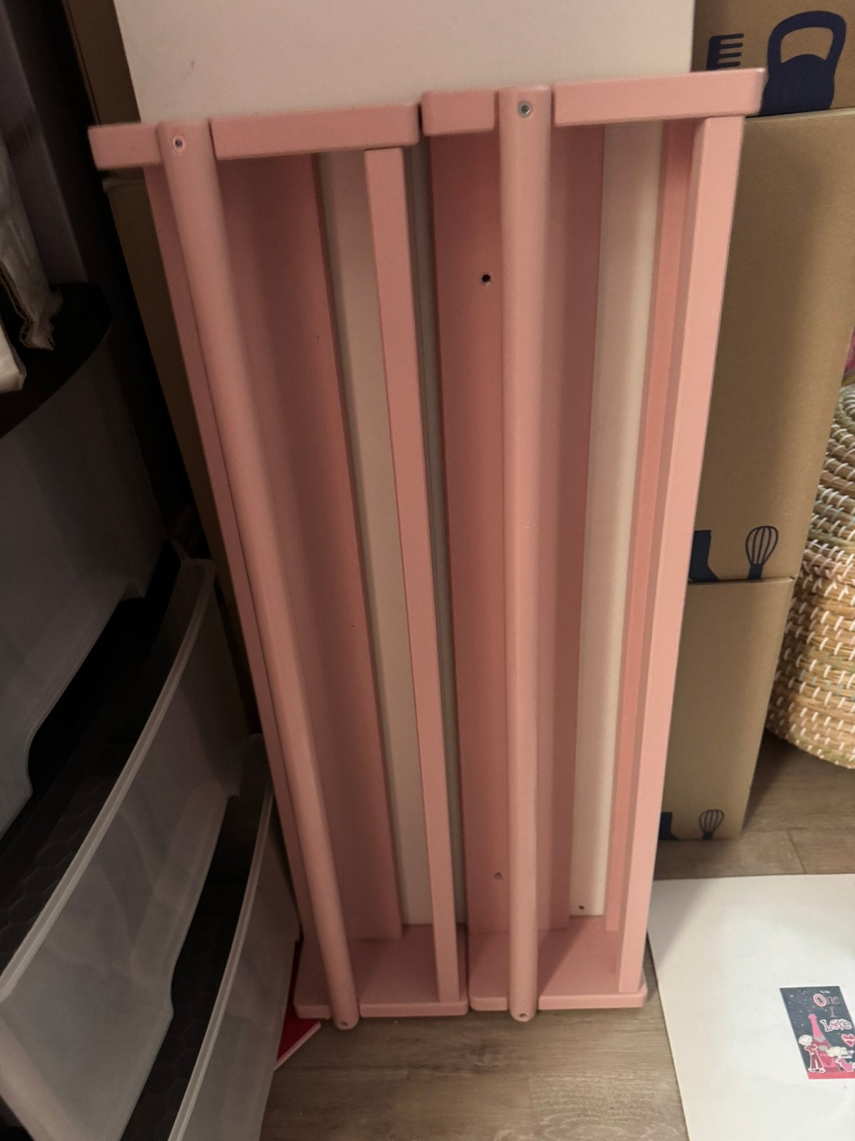 Flisat wandopbergers ikea, Ophalen, Zo goed als nieuw, Metaal of IJzer, Klemhekje