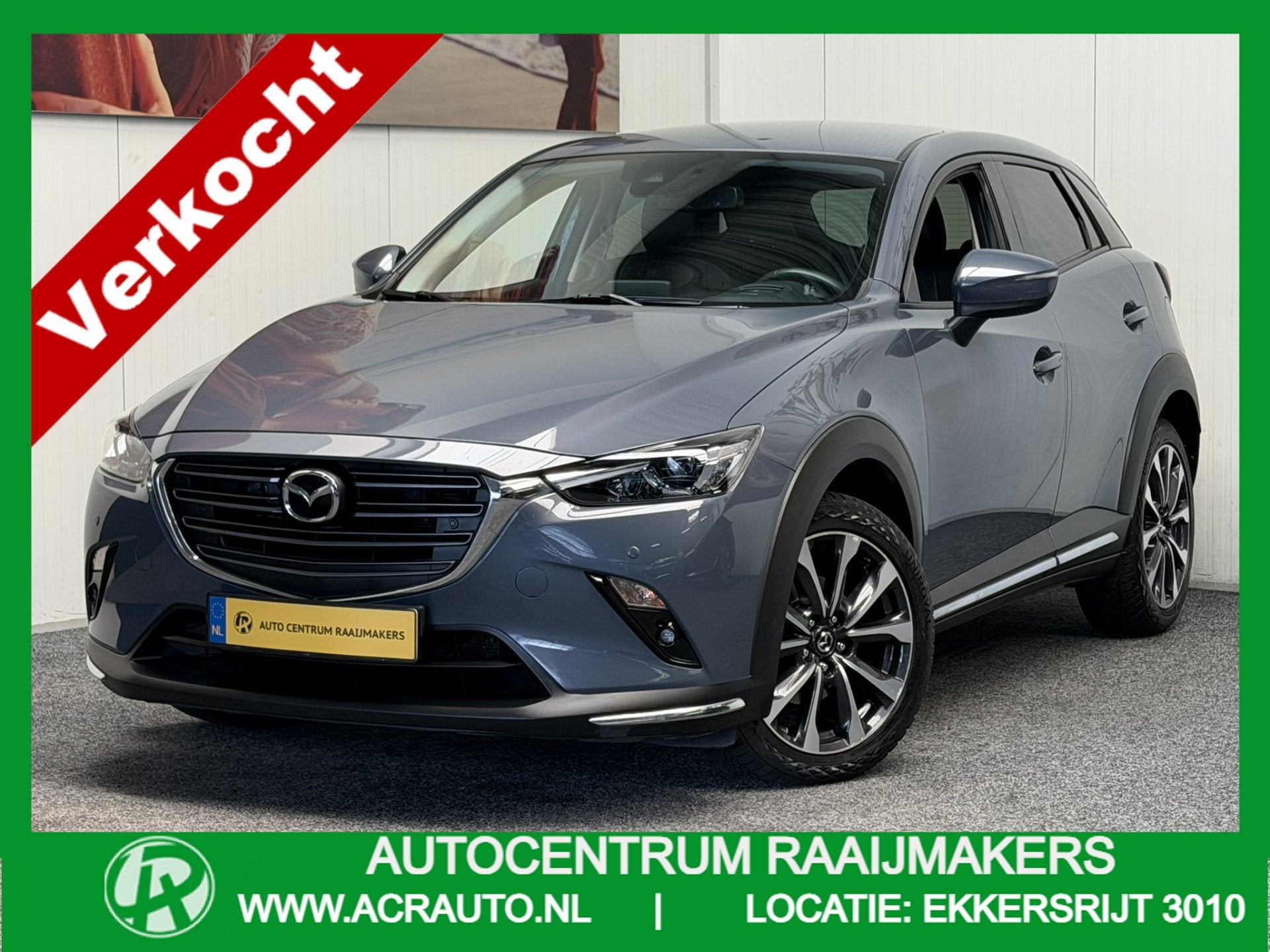 Mazda CX-3 2.0 SKYACTIV-G 121 LUXURY NAVIGATIE CRUISE CONTRO, Zwart, 4 cilinders, 122 pk, 630 kg