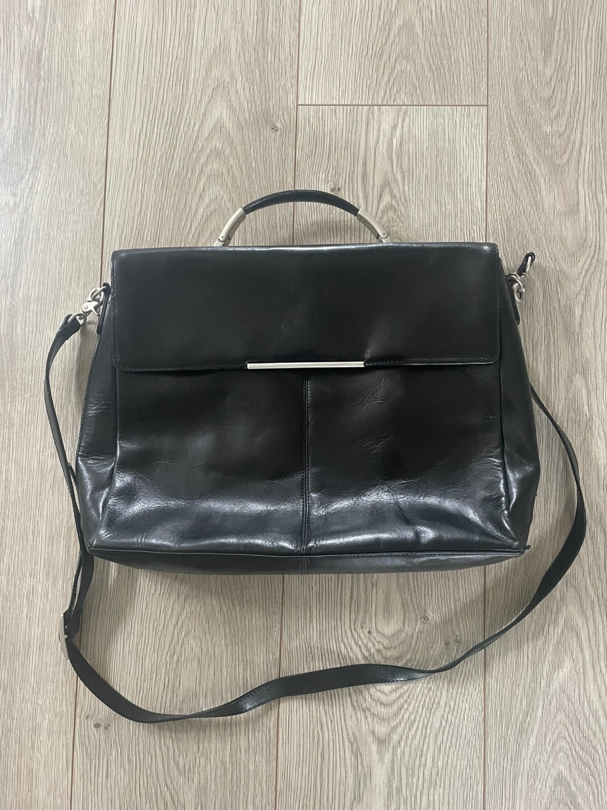 Claudio Ferrici Business bag zwart leer, Overige merken, Zwart, Ophalen of Verzenden, Zo goed als nieuw