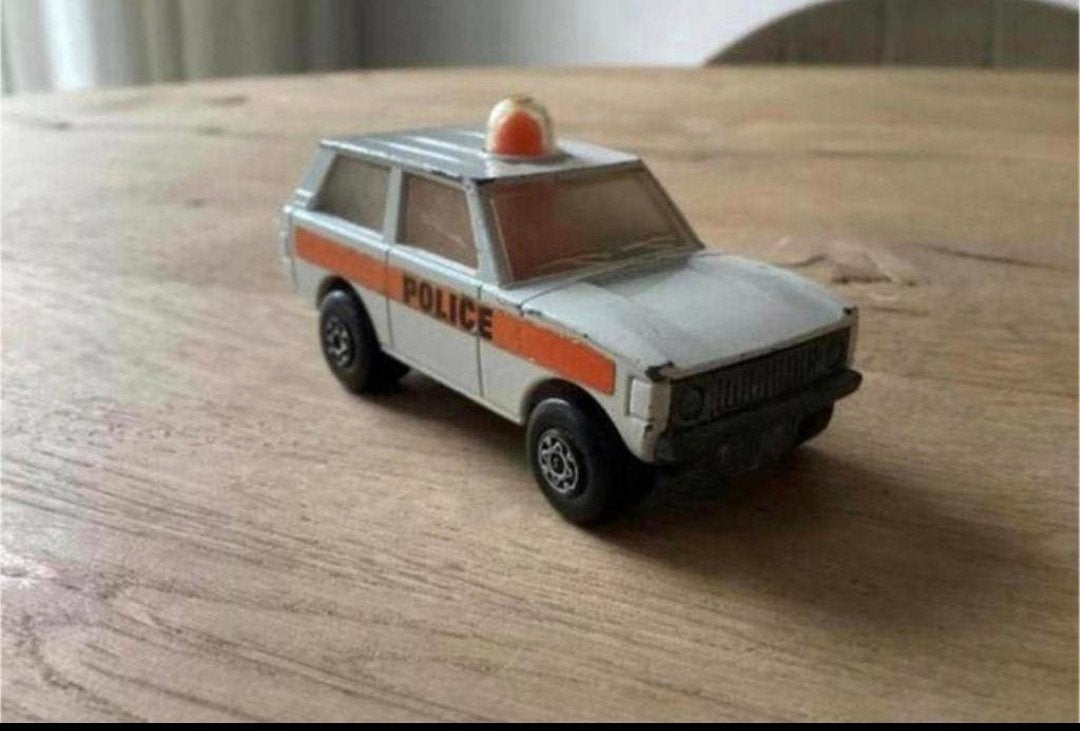 Matchbox Range Rover Police Patrol nr.20 – Rolamatics (1976), Ophalen of Verzenden, Gebruikt, Auto