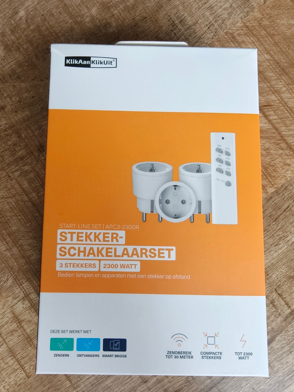 KlikAanKlikUit Stekkerschakelaarset APC3-2300R, Ophalen of Verzenden, Nieuw