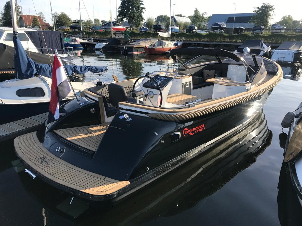 Waterspoor 808 Open | Vetus 190pk snelvarend 2019, Watersport en Boten, Gebruikt, 0 pk, Binnenboordmotor, Waterspoor