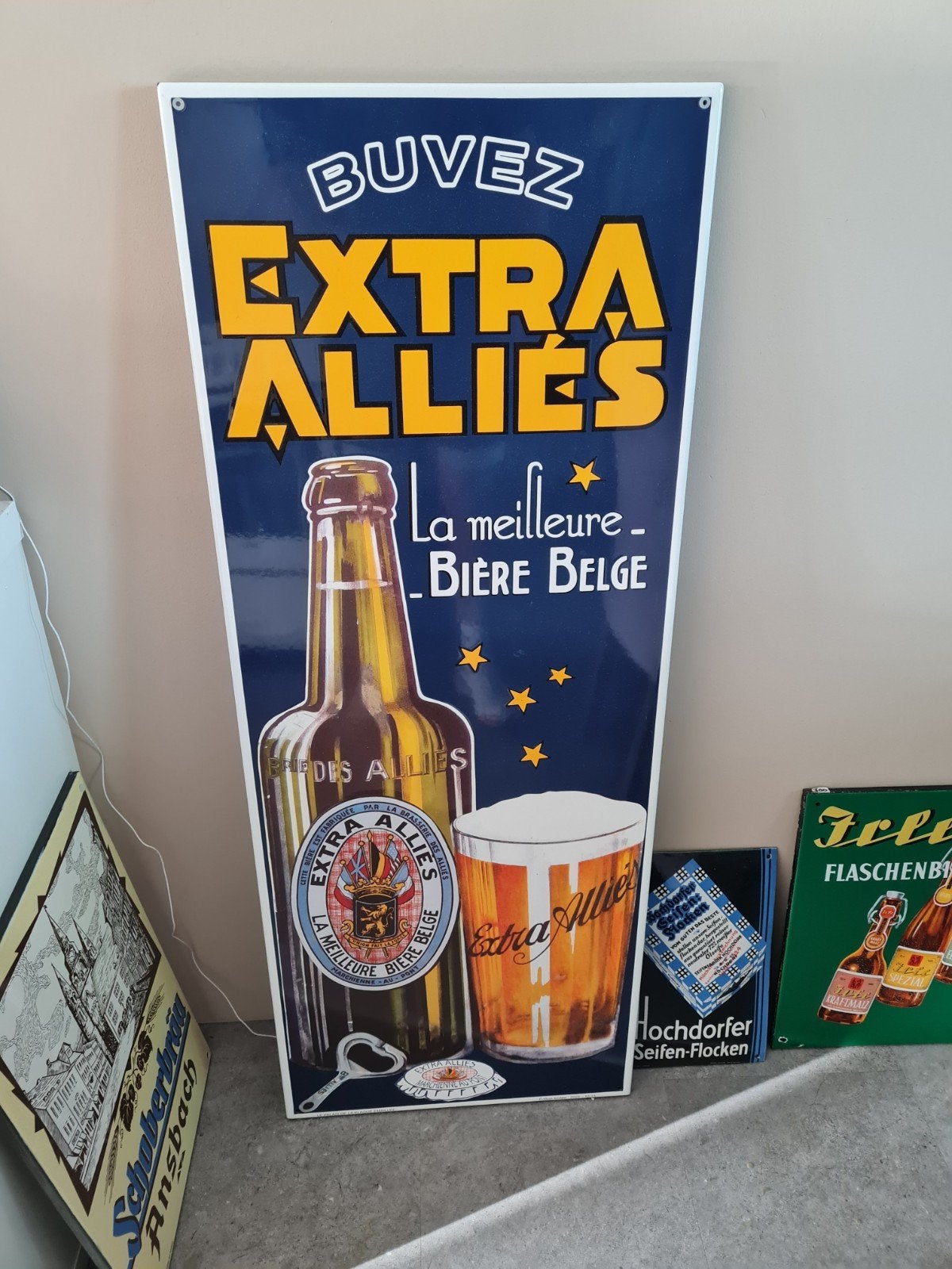 Emaille bord gelimiteerd, Verzamelen, Merken en Reclamevoorwerpen, Ophalen of Verzenden, Reclamebord