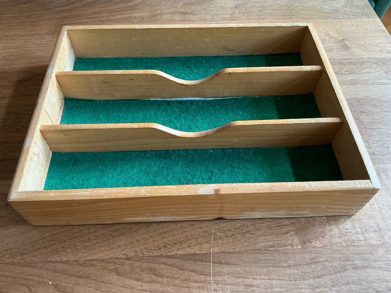 Beukenhouten bestekbak - bestekbak hout, Ophalen of Verzenden