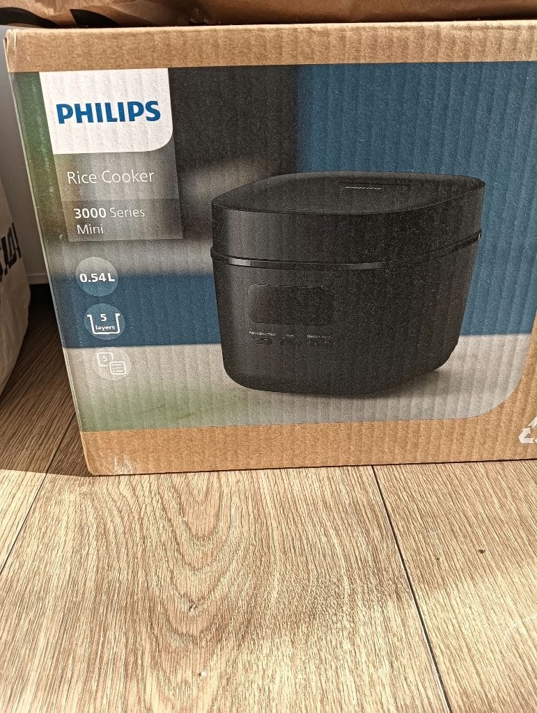 Rice cooker, Huis en Inrichting, Ophalen, Kunststof, Met deksel, Nieuw
