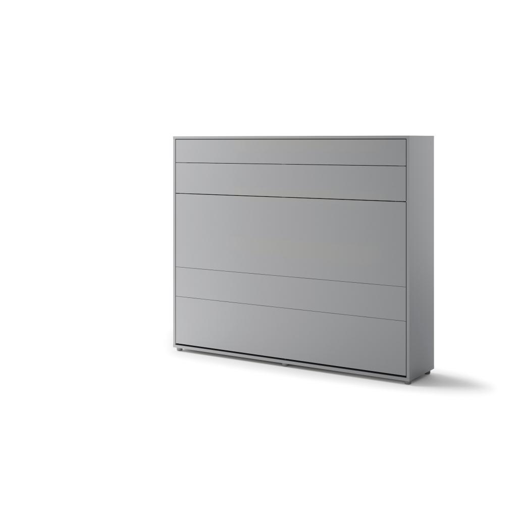 Concept opklapbed horizontaal - 160x200 - Grijs, Niet ingevuld, Niet ingevuld, Niet ingevuld