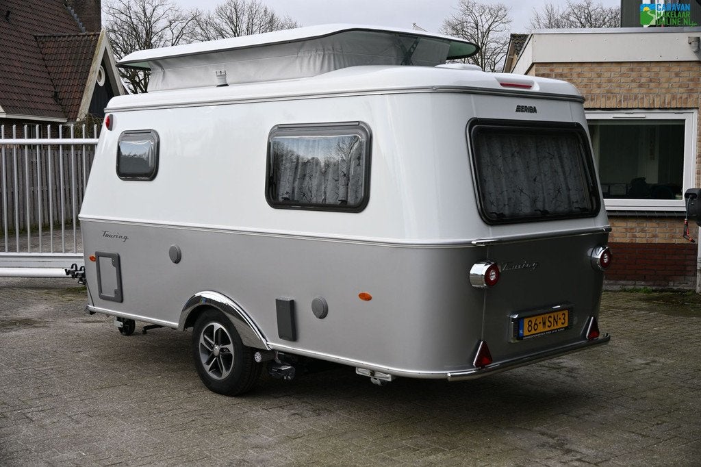 Eriba Touring Triton 420 Mover Voortent Fietsdrager Autark, Caravans en Kamperen, Caravans, Standaardzit, Kachel, Tot en met 2