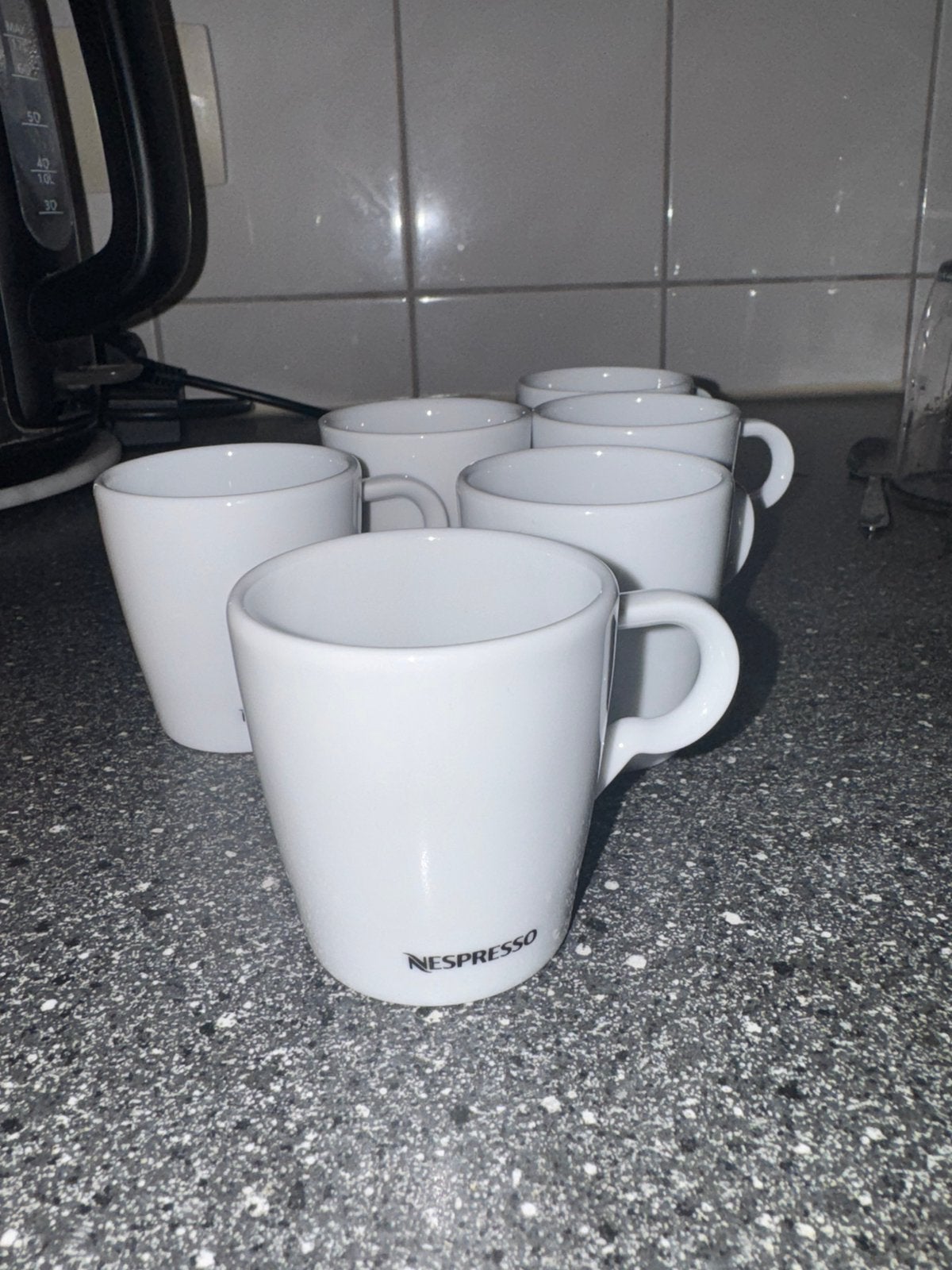 6 stuks nescafe ristretto espresso kopjes, Ophalen, Overige merken, Zo goed als nieuw, Overige stijlen
