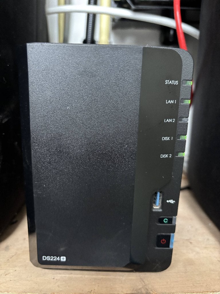 Synology DS224+ NAS (voor eigen schijven ( niet synology )), Computers en Software, Ophalen, Gebruikt