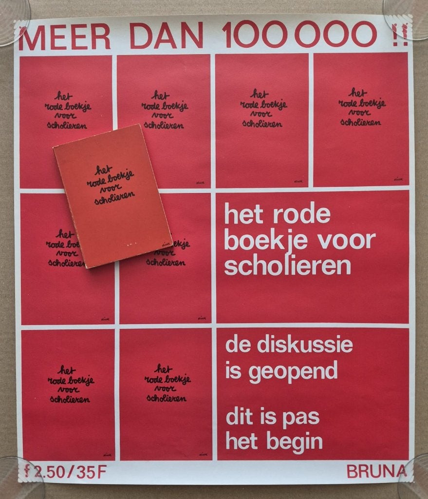 Het rode boekje voor scholieren + poster, Ophalen of Verzenden, Zo goed als nieuw, Nederland
