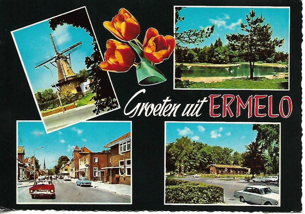 Ermelo- -4-luik., Verzenden, 1960 tot 1980, Gelopen, Gelderland