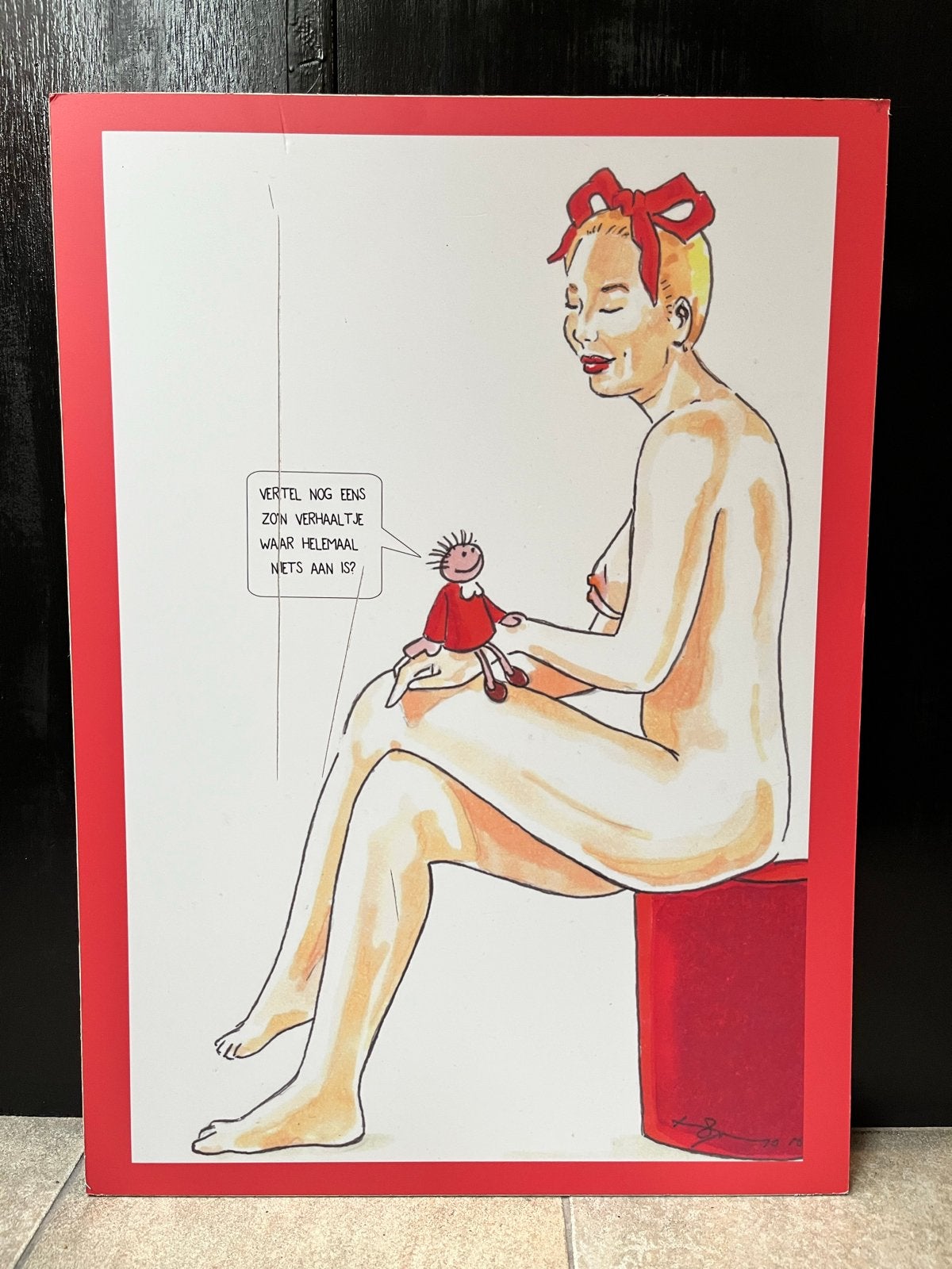 Marc Scherbateyev: 3 strip art posters op karton ca 50x70 cm, Verzenden, Reproductie