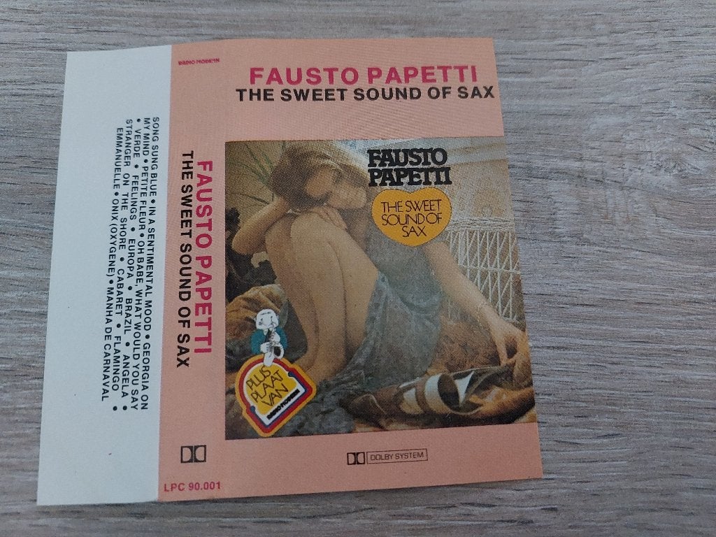 FAUSTO PAPETTI - THE SWEET SOUND OF SAX (MC), 1 bandje, Ophalen of Verzenden, Zo goed als nieuw, Origineel