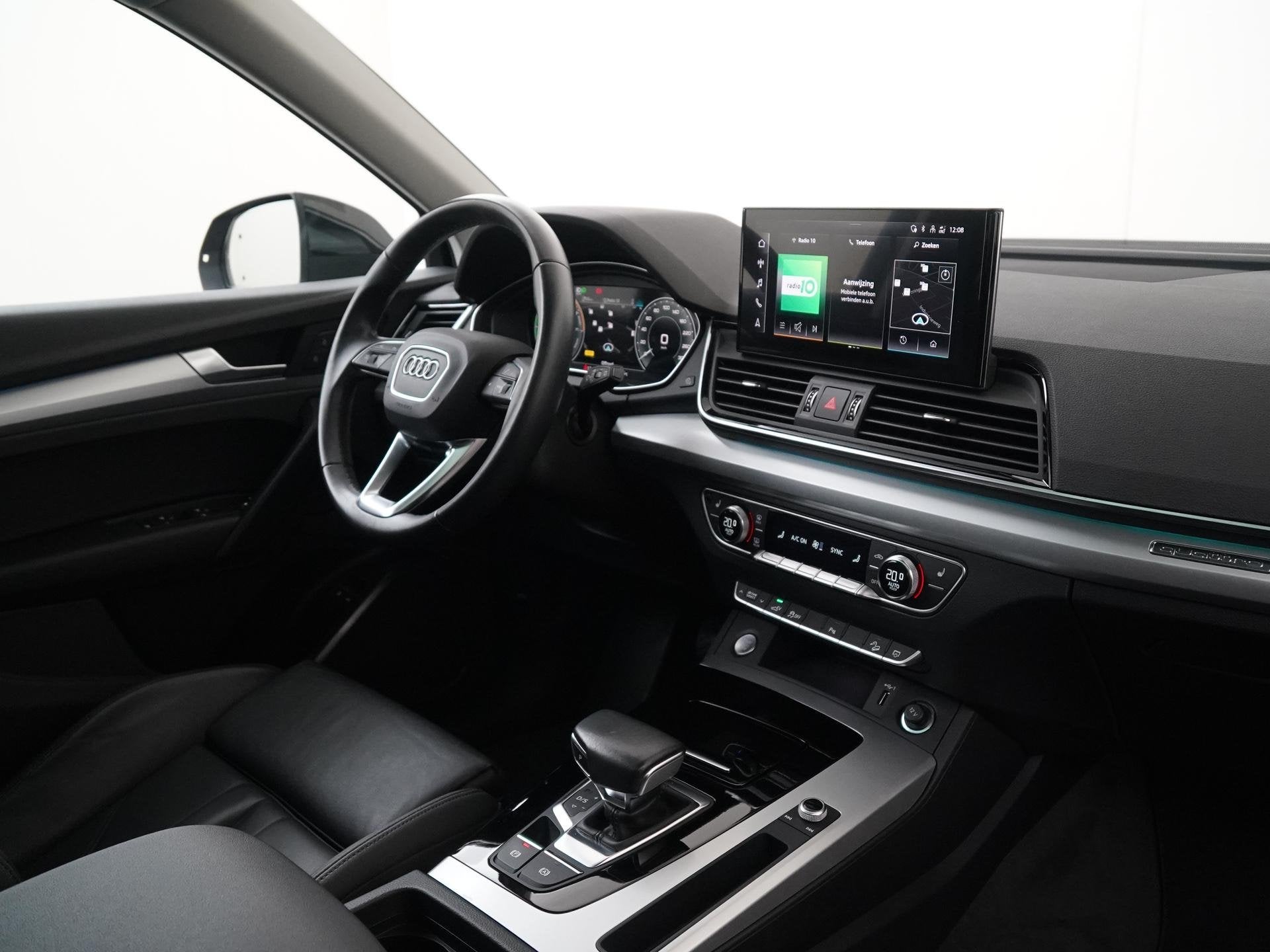Audi Q5 50 TFSIe S edition | Sportback | Panoramadak | Leder, Automaat, 12 maanden, 14 kWh, Gebruikt