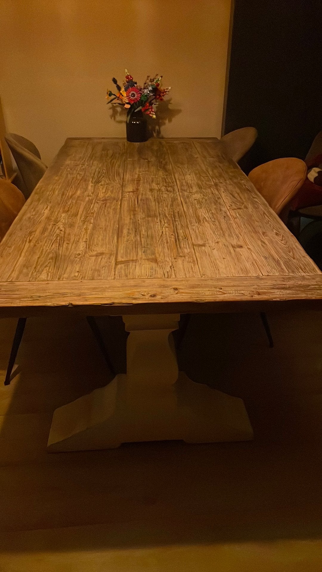 Kloostertafel eettafel Amanda 200x100, Huis en Inrichting, Ophalen, Gebruikt, 200 cm of meer, 50 tot 100 cm