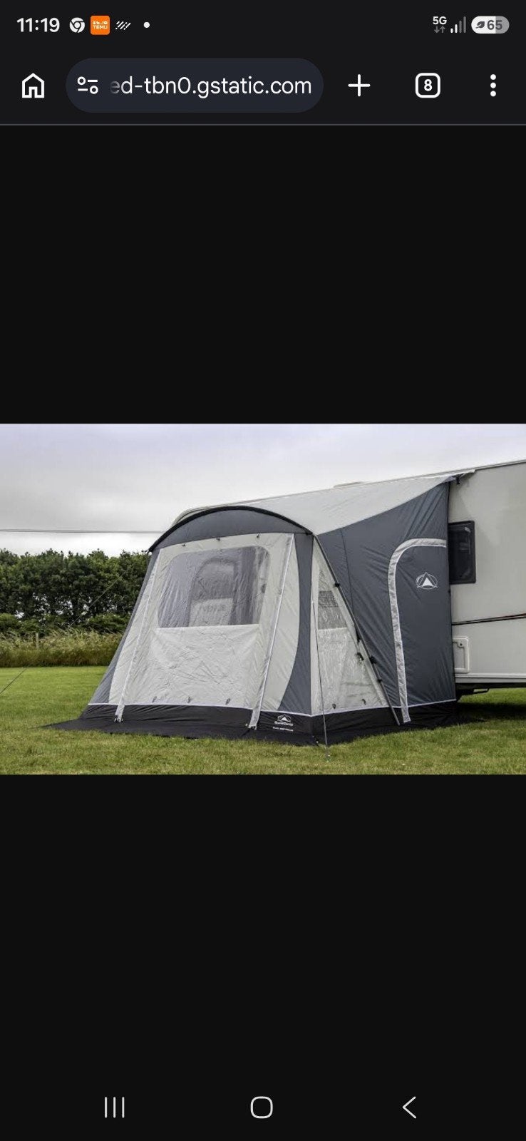 SunnCamp Swift 260 Deluxe SC Voortent - Z.G.A.N., Caravans en Kamperen, Ophalen of Verzenden, Nieuw