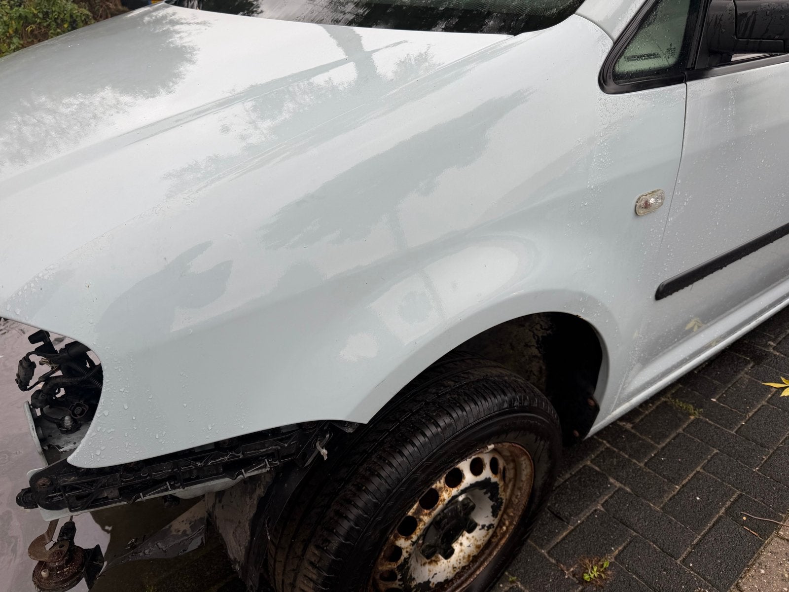 VW Caddy MK3 Spatbord Linksvoor - Goede Conditie, Ophalen of Verzenden