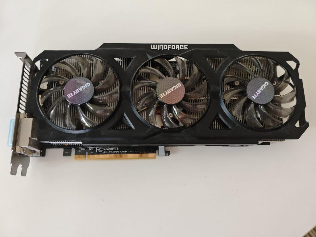 Gigabyte GTX 760 2GB, Computers en Software, Videokaarten, PCI-Express 3, Gebruikt, HDMI, Ophalen of Verzenden