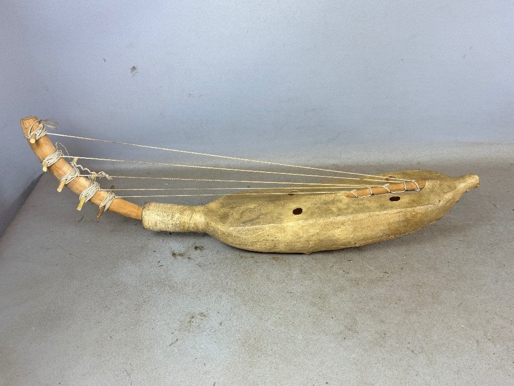 260722 Afrikaans Traditional Rare Bamileke harp - Cameroon., Antiek en Kunst, Ophalen of Verzenden
