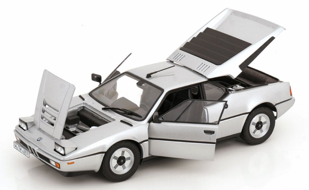 BMW M1 1980 Zilver metallic schaal 1/18 NOREV ref: 183226, Verzenden, Nieuw, Auto, Norev