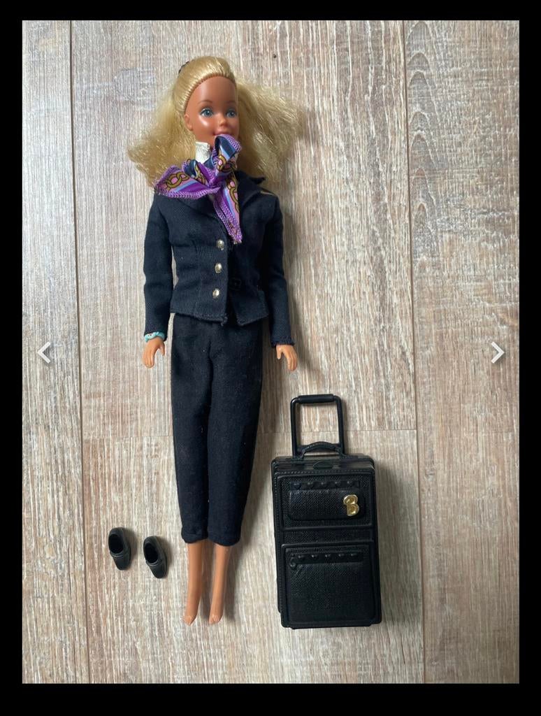 Zeldzame Stewardess/ pilote Barbie 1968, Verzamelen, Poppen, Ophalen, Zo goed als nieuw