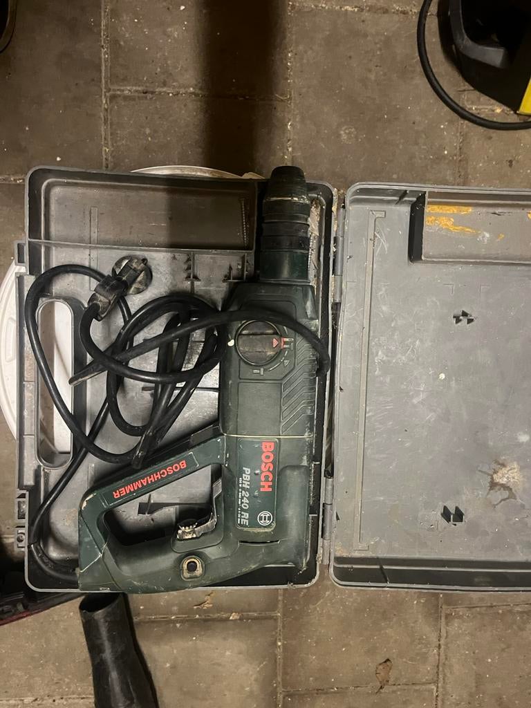 Bosch PBH 240 RE Boorhamer, Boor- en/of Breekhamer, Verzenden, Klopboormechanisme, Gebruikt