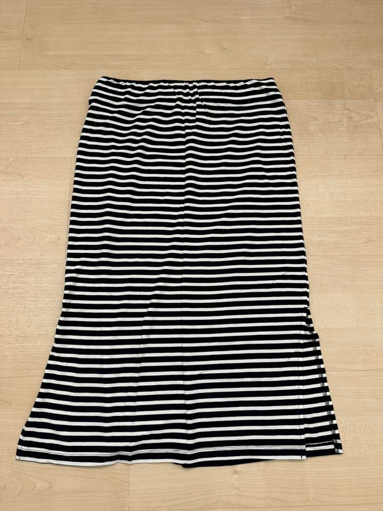 Blauw/ wit gestreepte rok van Street One, Blauw, Ophalen of Verzenden, Knielengte, Maat 36 (S)