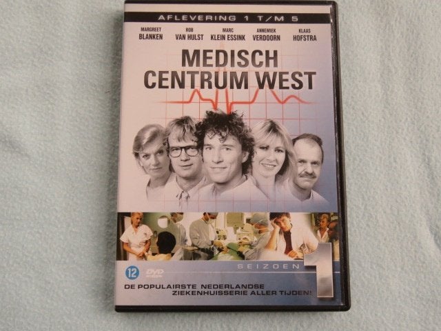 Nostalgie: DVD Medisch Centrum West aflevering 1 tm 5, Seizoen 1, Drama, Zo goed als nieuw, Inclusief doosje