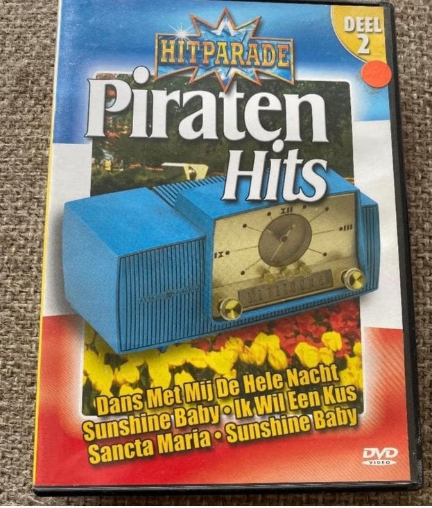 DVD Hit Parade Piraten Hits Deel 2, Alle leeftijden, Zo goed als nieuw, Concert, Ophalen of Verzenden