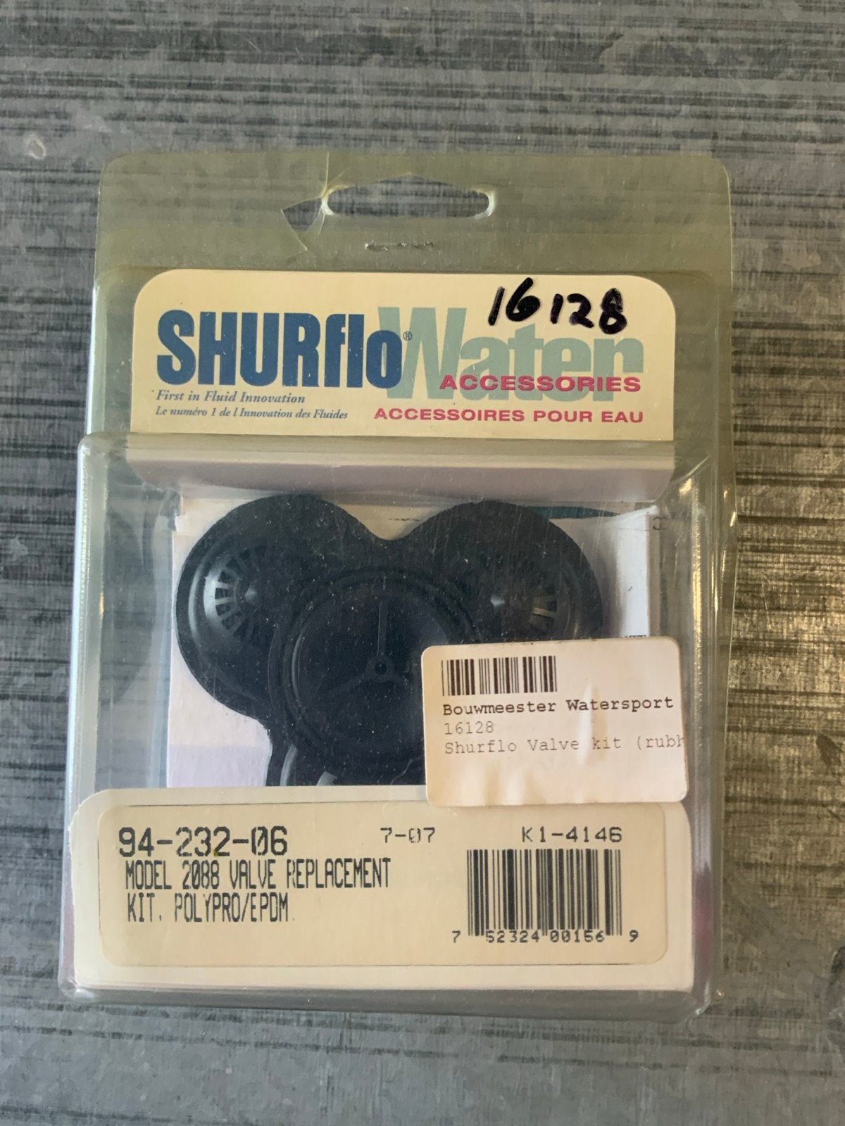 SHURflo Model 2088 Valve Vervangingskit Polypro/EPDM, Ophalen of Verzenden, Nieuw, Motor en Techniek