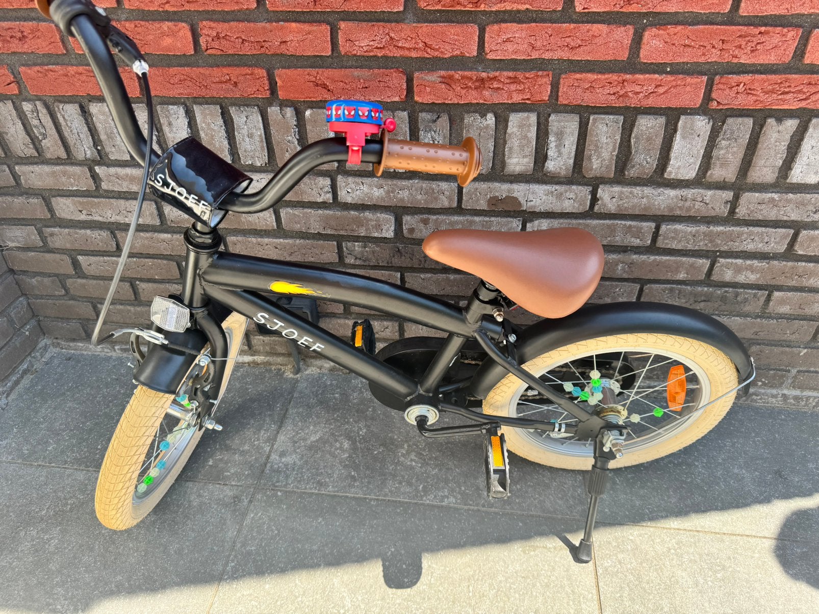 Stoere Sjoef fiets 16 inch, Ophalen, Zo goed als nieuw, 16 tot 20 inch