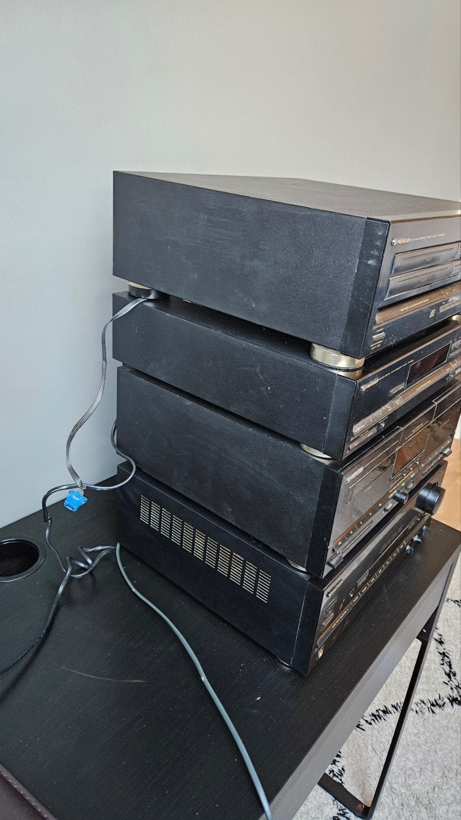 Pioneer Stereoset oCD-speler, Cassette Tuner, Verste, Ophalen, Gebruikt, Cassettedeck, Pioneer