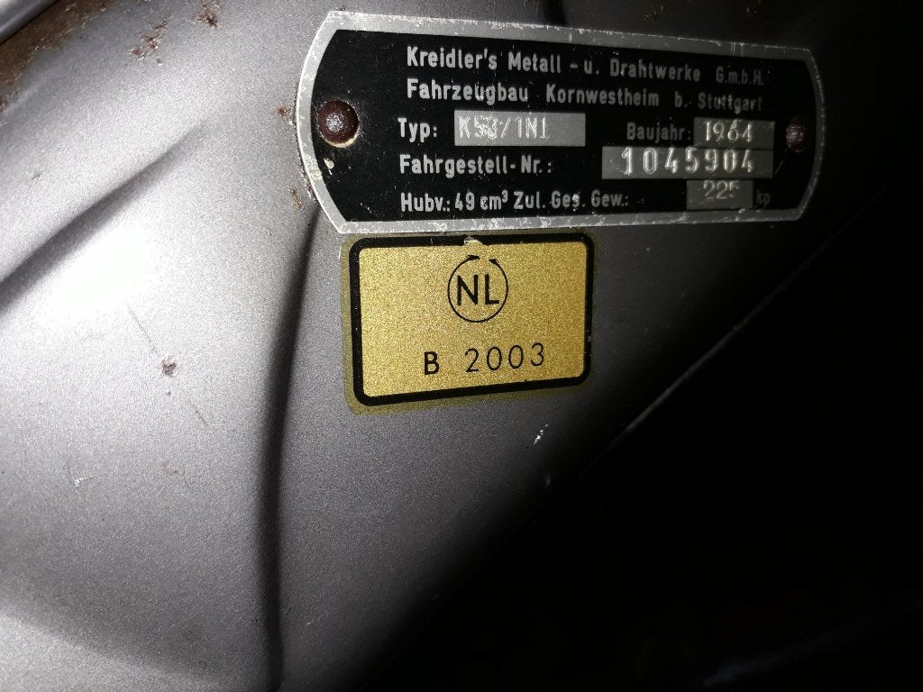 Kreidler Floret 1964, Ophalen, Gebruikt