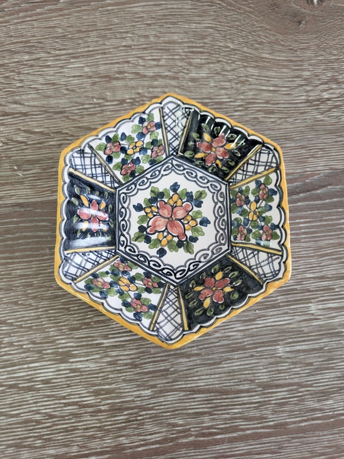 Set van 3 vintage miniatuur bordjes / schaaltjes (Makkum, Ch, Ophalen of Verzenden