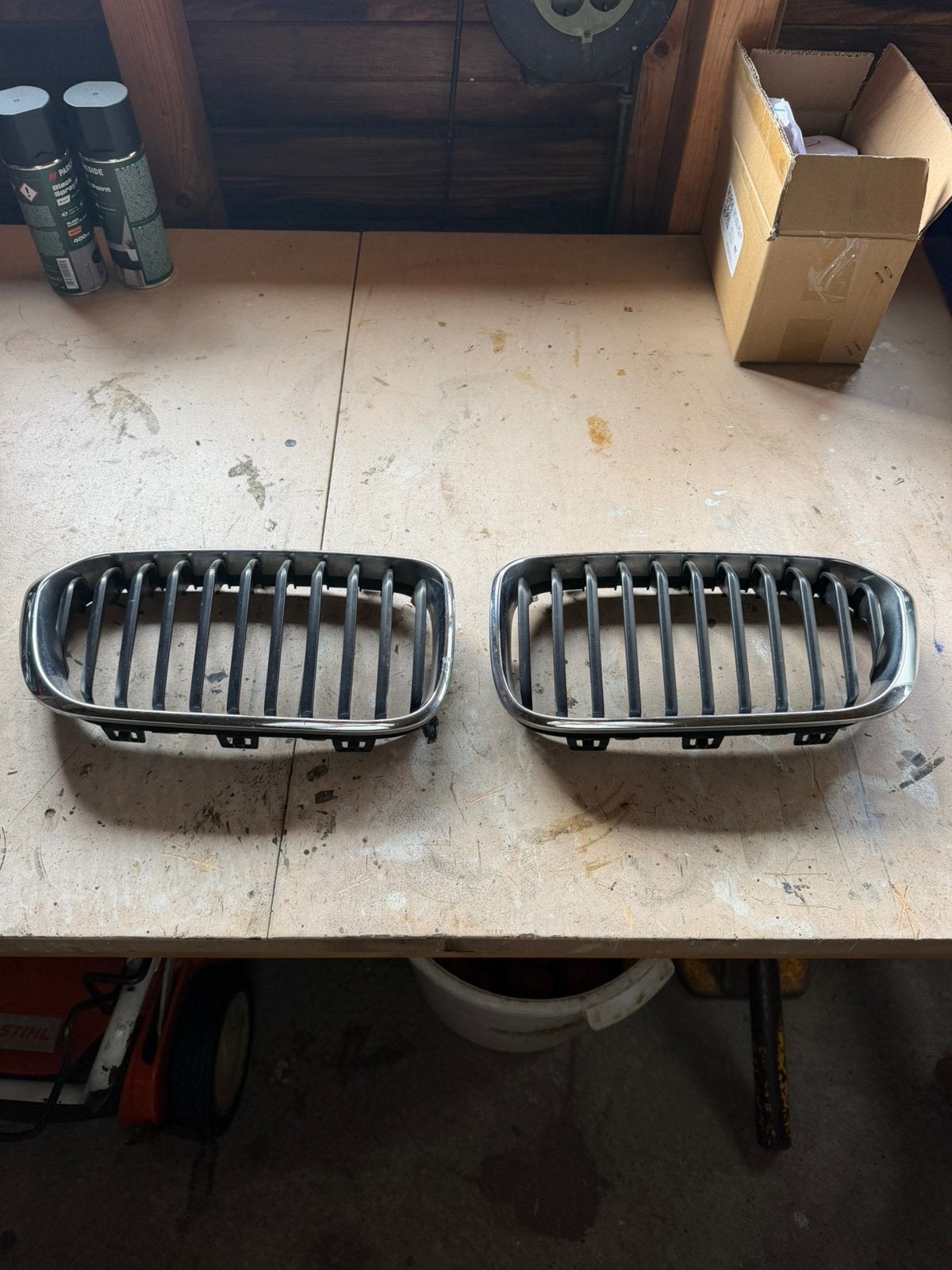 BMW 1 serie F20 originele nieren / grille, Gebruikt, Voor, Ophalen of Verzenden, Bumper