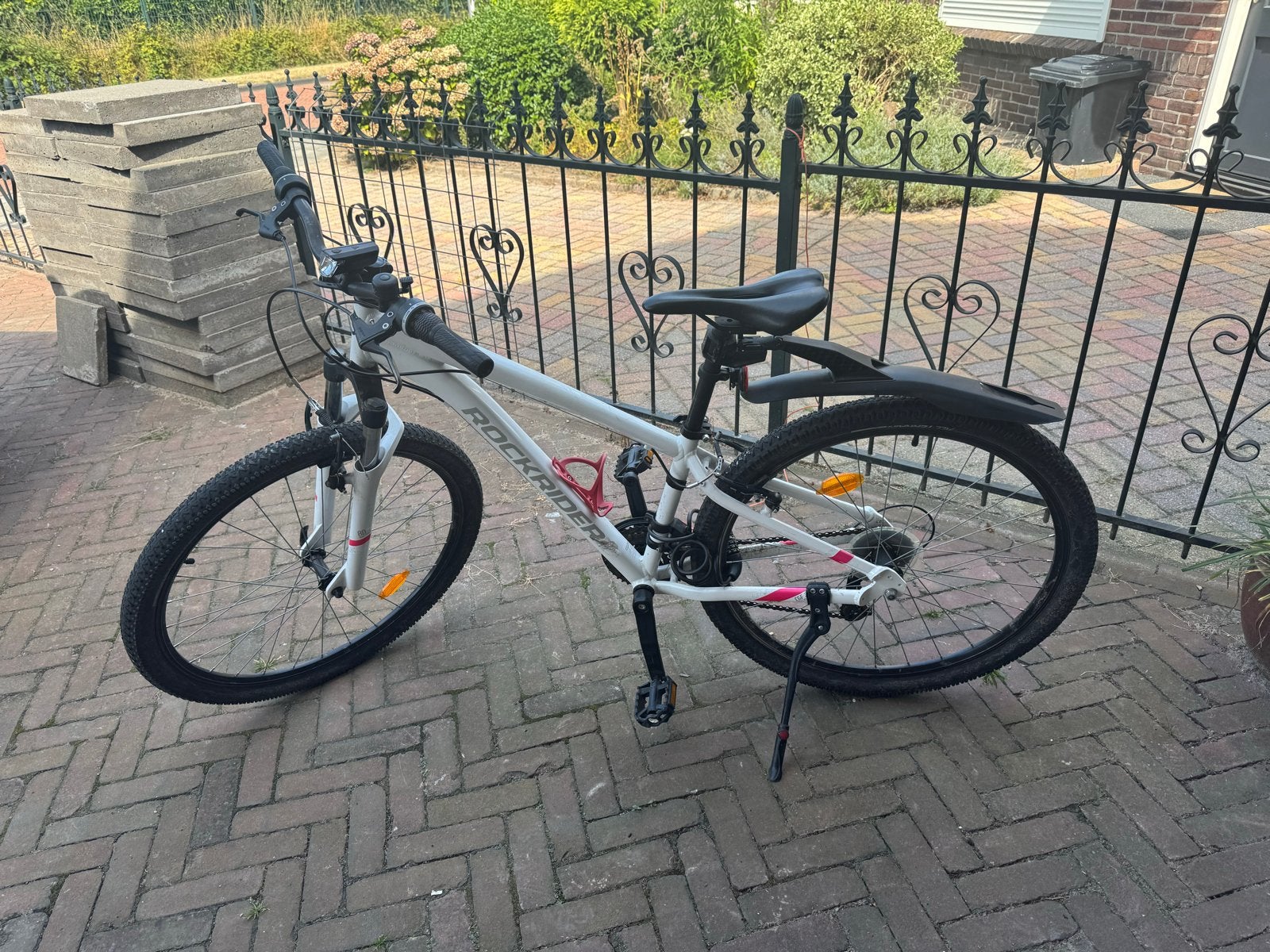Rockrider ST100 Mountainbike, Hardtail, Velgrem, 45 tot 49 cm, Zo goed als nieuw