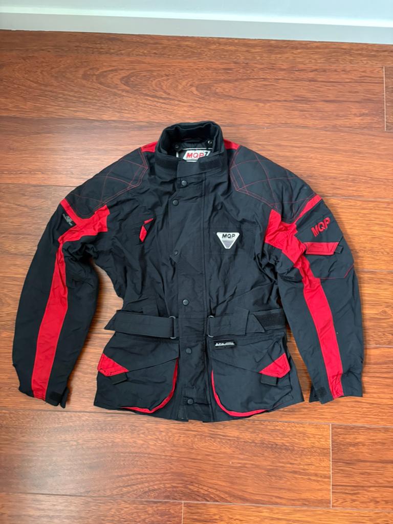 Motor jas XL 2 delig MQP, Motoren, Ophalen, Tweedehands, Jas | textiel
