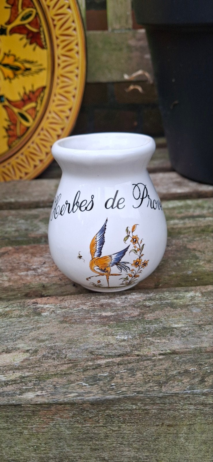 Een Provençaals aardewerk kruidenpotje, Ophalen of Verzenden